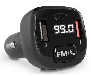TRANSMISOR DE COCHE ENERGY SISTEM CAR FM TALK MANOS LIBRES BLUETOOTH 5.3 REPRODUCTOR VIA MICROSD O USB-A PUERTO DE CARGA USB