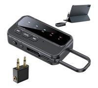 Transmisor De Coche Fm - Negro 10.4x3.9x1.5cm | Adaptador De Coche | Kit De Teléfono Inalámbrico De Manos Para Camiones Para Vehículos Marítimos De Conducción Para El Hogar Viaje De Viaje De Viaje De