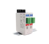 Transmisor de corriente CA convierte la entrada de señal de CA en un aislador de señal de salida de 4 a 20 mA.(1,0-5V_0-5A INPUT_220VAC)