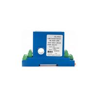 Transmisor de corriente trifásica CA Sensor de corriente de efecto Hall de 4-20 mA, CC 0-30 A, transmisor de corriente de 0-10 V(0-5V output,0-300A DC_8MM APERTURE_24VDC)