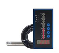 Transmisor de nivel integral de 4-20 mA CC, controlador de sensor de nivel, salida de sensor de nivel de agua, aceite líquido, pantalla, interruptor de flotador de 10 m(6m range 6m cable)