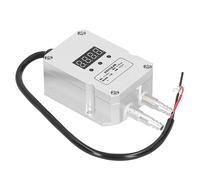 Transmisor de Presi¨®n Diferencial, 4?20mA DC24V Transmisor de Presi¨®n con Pantalla Digital, Pantalla Digital 0?0.5kpa Detecci¨®n de Viento para Suministro de Aire de Caldera