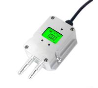 Transmisor de presión diferencial digital 4-20mA Sensor de presión de viento con pantalla LCD, precisión del 0.5%, rango de -20 a 85C para monitoreo industrial HVAC (0-100Pa)