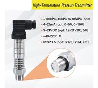 Transmisor de presión sanitaria de alta temperatura 4-20 mA/0-5 V/0-10 V/RS485 Sensor higiénico de diafragma plano(RS485 G1-2,0-2.5Mpa)