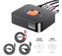 Transmisor De Radio - Conector del Transmisor - Conector Divisor | Adaptador De Baja Latencia para Música, Películas Y Juegos | para TV, De Sonido, Equipos De Fitness Y Act