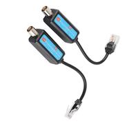 Transmisor de Red IP de 1 par 10/100Mbps 1CH,Extensor de Receptor de transmisor coaxial de Red IP pasivo rápido y fácil de Instalar para cámara IP NVR