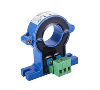 Transmisor de sensor de corriente CA 0-100A, detector de corriente de efecto Hall de apertura de 20 mm, salida de 4-20 mA para HVAC para control de iluminación, montaje en riel DIN industrial (AC0