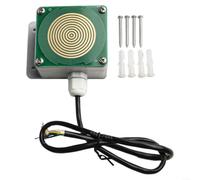 Transmisor de sensor de lluvia y nieve con calefacción, detección de clima IP65 para invernadero y edificio, salida RS485, -30 a 70C, interruptor/relé, uso al aire libre (B)