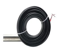 Transmisor de sonda de nivel Integral, controlador de Sensor de nivel, salida de aceite líquido, Sensor de nivel de agua, pantalla de 4-20MA, interruptor de flotador de 1m-10m(6m Range 6m Cable)