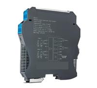 Transmisor de temperatura PT100 pt1000, módulo de temperatura de 4-20mA, convertidor de señal, montaje en carril DIN(2 in 2 out,PT100(-50-100C)_0-5V OUTPUT_DC24V)