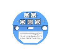 Transmisor de temperatura Transmisor de temperatura PT100 RTD 4-20mA 0-5V 0-10V Módulo de sensor convertidor de señal de salida for uso industrial(0-200 4-20MA)