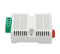 Transmisor de Temperatura y Humedad, Sensor de Montaje en Carril para | Carcasa ABS Montaje en Carril Chip SHT31 Salida Digital Alimentación DC12V Monitoreo Industrial Armario Sala de Máquinas