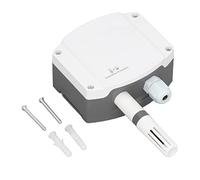 Transmisor de Temperatura y Humedad, Transmisor de Temperatura y Humedad Sensor de Medidor Montado en la Pared de Alta Precisión 0~10V Analógico