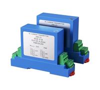 Transmisor de voltaje Hall de riel de 35 mm, convertidor de señal de voltaje Hall de CC de 0 a 5 V, 0 a 20 V, 0 a 100 V y 0 a 500 V.(0-1000V DC input,DC24V Power Supply,0-20mA output)