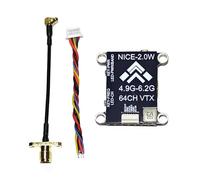 Transmisor Drones FPV Confiabilidad Alimentación Vídeo Ajustable 2W Potencia Transmisión Vídeo 5 8 GHz para UAV Y Quadcopter
