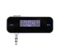 Transmisor FM Adaptador de Audio Kit de Automóvil, Transmisor de Radio Inalámbrico en el Automóvil Puerto Auxiliar de 3,5 Mm Incorporado para Automóvil 6s 5 SE