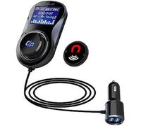 Transmisor FM Bluetooth para Coche Tellur FMT-B4, Color Negro