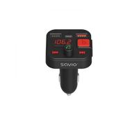 TRANSMISOR FM COCHE CON CARGA RÁPIDA SAVIO TR-15