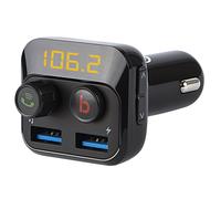 Transmisor FM LCD Car Audio Bluetooth 5.0 Dual USB Cargador Micro SD