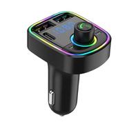 Transmisor FM para Coche | Adaptador De Coche con Carga Rápida - Reproductor MP3 y Transmisor FM para Viajes, Uso Diario, Desplazamientos y Conducción
