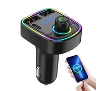 Transmisor FM para Coche - Adaptador de Música para Vehículo | MP3 con Carga Rápida para Uso Diario en Viajes, Trayectos y Camiones