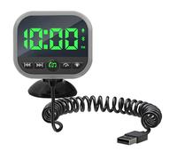 Transmisor FM para Coche - Receptor de Audio Compacto | Detector de Velocidad, Compatible con Vehículos Eléctricos, Híbridos, Camiones y Coches