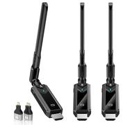 Transmisor HDMI Inalámbrico y 2 Receptores, 1148 FEET/350M Transmisión Inalámbrica HDMI, Extensor inalámbrico 5G/1080P transmisión Laptop, cámara a TV, proyector, Monitor
