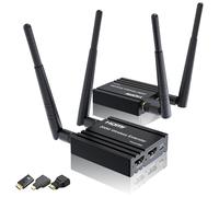 Transmisor HDMI inalámbrico y receptor de decodificación 4K, un transmisor y un receptor, transmisión inalámbrica de largo alcance de 200 m, Plug-Play, 2.4/5.8G para PC/portátil/TV a