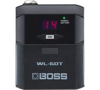 Transmisor inalámbrico BOSS WL-60T para el sistema inalámbrico WL-60 | Conecta un segundo instrumento para hacer cambios rápidos en directo | Hasta 25 horas de autonomía