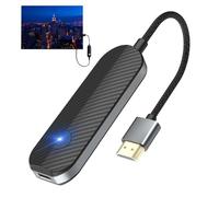 Transmisor Inalámbrico - Enchufar y Usar Portátil - Receptor De Pantalla para Teléfono Móvil - Televisor Teléfono Tablet Monitor Hogar Dormitorio Apartamento Mujeres Hombres Adolescentes