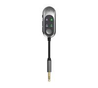 Transmisor inalámbrico para coche, receptor inalámbrico para coche, compatible con llamadas, calidad de sonido clara, accesorios interiores automotrices para viajes de negocios, viajes diarios