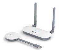 Transmisor Inalámbrico USB a y Receptor HDMI para Windows 7 y Mac OS 10.15.7 y Superior Solamente, Lemorele Transmisión de Radio HDMI Inalámbrica UHD/5G para Transmisión de Medios