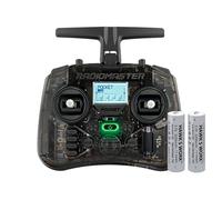 Transmisor Radiomaster Pocket con Gimbal de Efecto Hall, Control Remoto ELRS Portátil y Ligero con Luz LED Integrada, Antena Plegable, Modo 2 (Carbón)