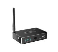 Transmisor/receptor de audio Bluetooth 5.1 NFC estéreo, entrada auxiliar de 3,5 mm, óptica