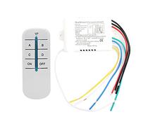 Transmisor Receptor De Luz De Pared Inalámbrico De 4 Vías ON / OFF Interruptor De Control Remoto Anti-disturbio Para Escaleras De Casa Pasillo 220V