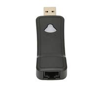 Transmisor Receptor WiFi Inalámbrico de 2,4 G, Adaptador WiFi USB a Adaptador de Red con Cable RJ45, Tarjeta de Red Inalámbrica USB de 300 Mbps para Televisores, Consolas de Juegos E Impresoras