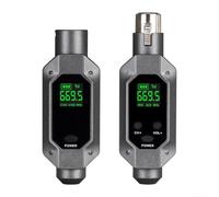 Transmisor Receptor XLR para Streaming Entrevista | Compatible micrófonos dinámicos, transmisión estable, 30 metros, ideal escenarios grandes
