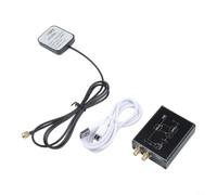 Transmisor SI5351 WSPR con TCXO y para GPS para QTH automático, baliza de onda corta de 23DBm 1-30MHz, sistema de prueba de radio jamón alimentado por USB, negro (baliza WSPR BEACON)