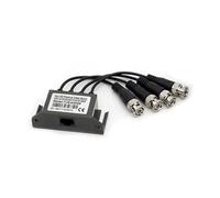 Transmisor trenzado de 4 canales BNC a adaptador para una integración perfecta en cámaras de seguridad, redes CCTV Boosters