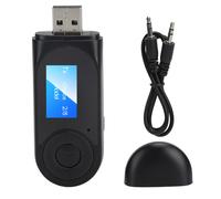 Transmisor y receptor Bluetooth 5.0 con pantalla LED, adaptador de audio inalámbrico manos libres para coches y hogares, adaptador AUX Bluetooth
