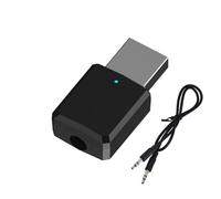 Transmisor y receptor Bluetooth USB, adaptador de audio inalámbrico Bluetooth para TV, PC y sistema estéreo con modo de conmutación rápida e