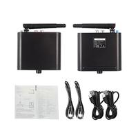 Transmisor y Receptor de Inalámbrico de 2,4 GHz, Estéreo HiFi de Largo Alcance de 100 M, de Baja Latencia, Ideal para Cine en Casa, TV, Altavoz y Barra de Sonido