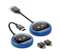 Transmisor y receptor HDMI inalámbrico 4K, pantalla LED, extensor HDMI inalámbrico con chip 2.4G y 5G para transmitir video y audio desde laptop, PC, cámara, caja de cables, PS5 a monitor, proyector