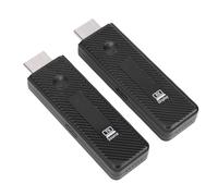 Transmisor y Receptor HDMI inalámbrico, Kit Extensor inalámbrico de 60 m, Plug & Play, portátil, Banda Dual 5G/2.4G, decodificador 4K, Salida 1080P, para proyector, TV (Negro)