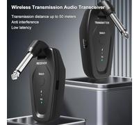 Transmisor y receptor inalámbrico UHF Mtlavishness inalámbrico para guitarra eléctrica, piano, flauta, tambor sin necesidad de configuración Conexión rápida Plug and Play