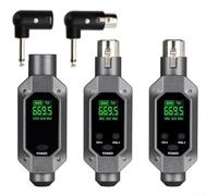 Transmisor y receptor XLR, micrófono inalámbrico, transmisor de audio y sistema receptor, adaptador de micrófono XLR para micrófono dinámico, mezclador de audio, sistema PA, G6 (1 en 2)