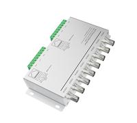 Transmisores de par trenzado de alta definición de 8 Ch para cámaras de seguridad AHDs CVIs TVIs, señales de larga distancia, transmisores de señales de larga distancia