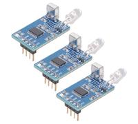 Transmisores IR de 5 V Placa receptora compatible con comunicación dúplex completa a través de interfaces seriales, transmisores IR, receptores seriales, módulo de comunicación