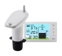 Transmittor de sensor de agua, Digital Liquid Depth Meter, 5,31 x 1,02 x 3,31 pulgadas Easy Monitoring Display, Compact Indoor Water Tank Level Gauge, Accurate Usage Measurement for Home, Aquarium and