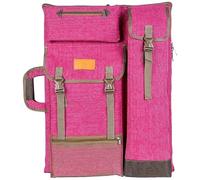 Transon Art Portfolio Case - Mochila de Lona para Artistas, Grande, 66 x 49,5 cm, Color Magenta